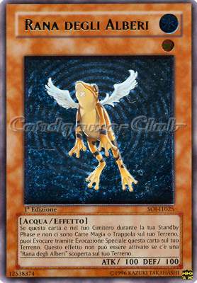 SOI-IT025 Rana degli Alberi rara ultimate 1a Edizione (IT) -NEAR MINT-