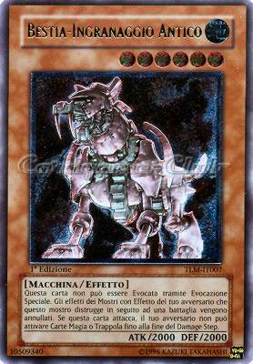 TLM-IT007 Bestia-Ingranaggio Antico rara ultimate 1a Edizione (IT)  -PLAYED-