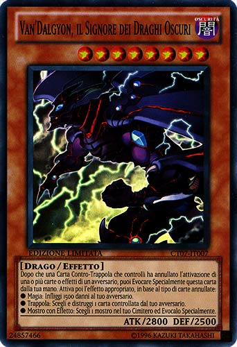 CT07-IT007 Van'Dalgyon, il Signore dei Draghi Oscuri super rara Edizione Limitata (IT) -NEAR MINT-