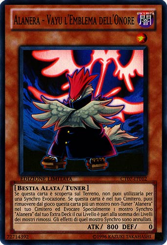 CT07-IT012 Alanera - Vayu l'Emblema dell'Onore super rara Edizione Limitata (IT) -NEAR MINT-