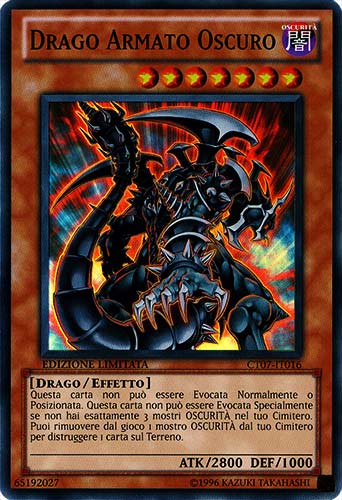 CT07-IT016 Drago Armato Oscuro super rara Edizione Limitata (IT) -NEAR MINT-