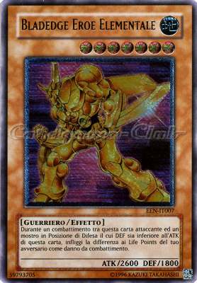 EEN-IT007 Bladedge Eroe Elementale rara ultimate Unlimited (IT) -NEAR MINT-
