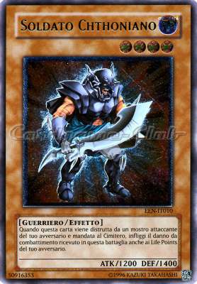EEN-IT010 Soldato Chthoniano rara ultimate Unlimited (IT) -NEAR MINT-