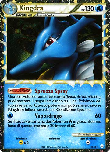 85 / 95 Kingdra rara prime foil (IT)  -PLAYED-