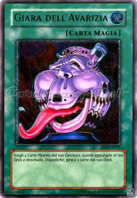 EEN-IT037 Giara dell'Avarizia rara ultimate Unlimited (IT) -NEAR MINT-