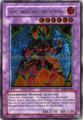 EOJ-IT032 Fenice Sorvegliante Eroe Elementale rara ultimate Unlimited (IT) -NEAR MINT-