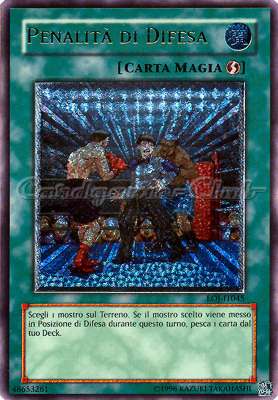 EOJ-IT045 Penalita' di Difesa rara ultimate Unlimited (IT) -NEAR MINT-