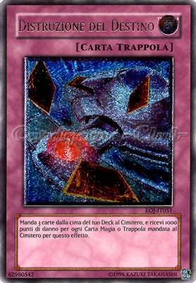 EOJ-IT051 Distruzione del Destino rara ultimate Unlimited (IT) -NEAR MINT-
