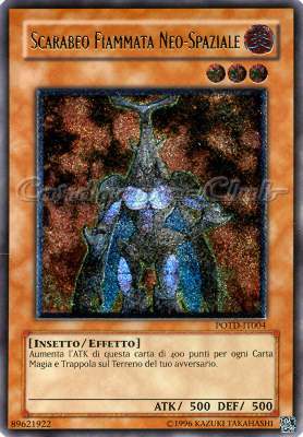 POTD-IT004 Scarabeo Fiammata Neo-Spaziale rara ultimate Unlimited (IT) -NEAR MINT-
