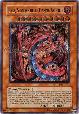 SOI-IT001 Uria, Signore delle Fiamme Ardenti rara ultimate Unlimited (IT) -NEAR MINT-