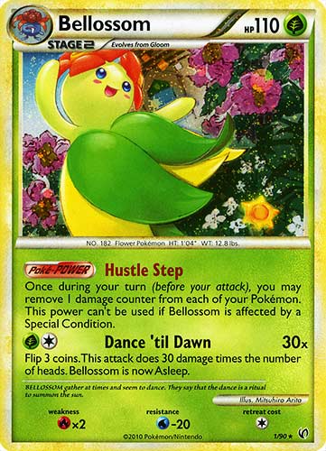 01 / 90 Bellossom rara foil (EN) -NEAR MINT-
