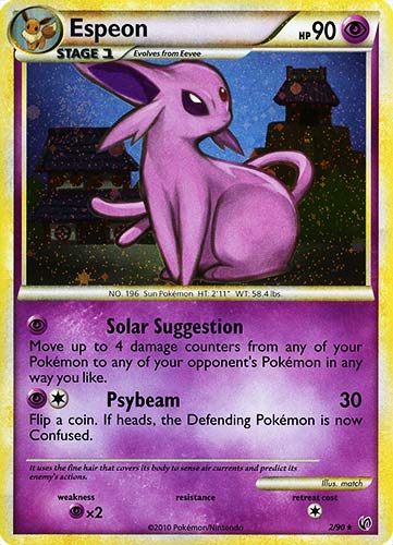 02 / 90 Espeon rara foil (EN) -NEAR MINT-