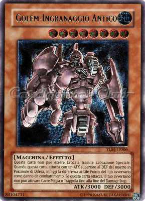 TLM-IT006 Golem-Ingranaggio Antico rara ultimate Unlimited (IT) -NEAR MINT-