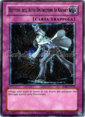 TLM-IT052 Bottone dell'Auto-Distruzione di Kozaky rara ultimate Unlimited (IT) -NEAR MINT-