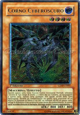 CDIP-IT001 Corno Cyberoscuro rara ultimate 1a Edizione (IT) -NEAR MINT-
