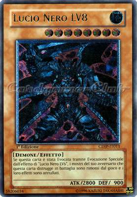 CDIP-IT011 Lucio Nero LV8 rara ultimate 1a Edizione (IT) -NEAR MINT-