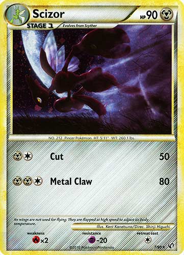 07 / 90 Scizor rara foil (EN) -NEAR MINT-