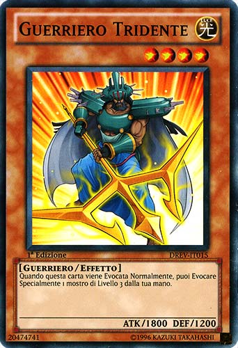 DREV-IT015 Guerriero Tridente super rara 1a Edizione (IT)  -PLAYED-