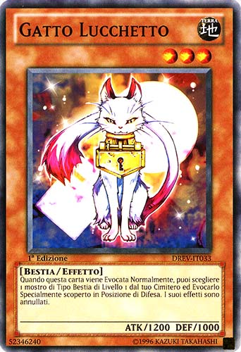 DREV-IT033 Gatto Lucchetto comune 1a Edizione (IT) -NEAR MINT-