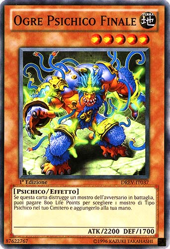 DREV-IT037 Ogre Psichico Finale comune 1a Edizione (IT) -NEAR MINT-
