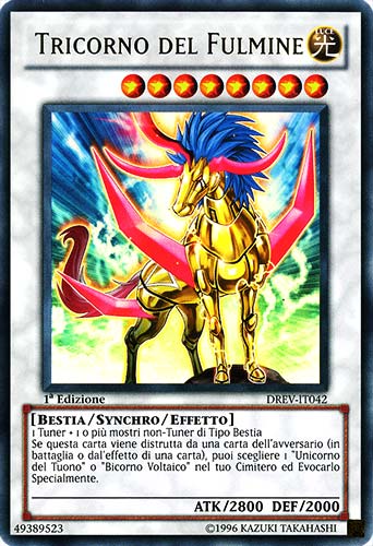 DREV-IT042 Tricorno del Fulmine ultra rara 1a Edizione (IT) -NEAR MINT-