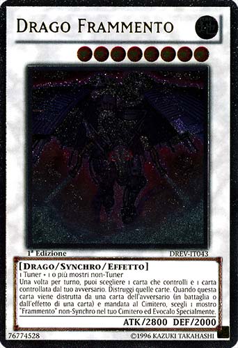 DREV-IT043 Drago Frammento rara ultimate 1a Edizione (IT) -NEAR MINT-