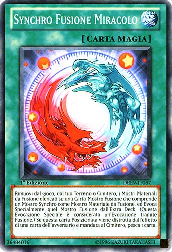 DREV-IT057 Synchro Fusione Miracolo comune 1a Edizione (IT) -NEAR MINT-