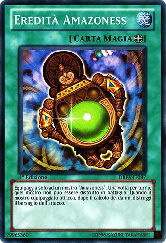 DREV-IT087 Eredita' Amazoness super rara 1a Edizione (IT) -NEAR MINT-