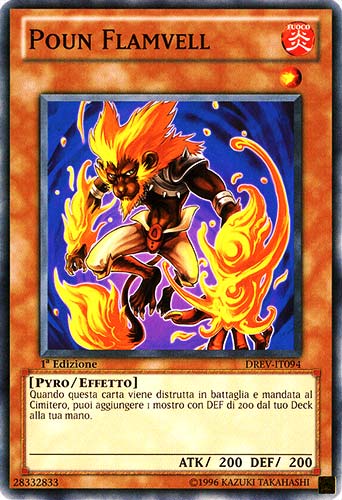 DREV-IT094 Poun Flamvell comune 1a Edizione (IT) -NEAR MINT-