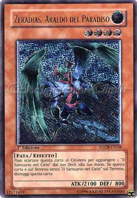 FOTB-IT018 Zeradias, Araldo del Paradiso rara ultimate 1a Edizione (IT) -NEAR MINT-