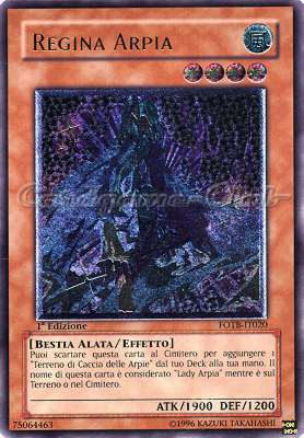 FOTB-IT020 Regina Arpia rara ultimate 1a Edizione (IT) -NEAR MINT-