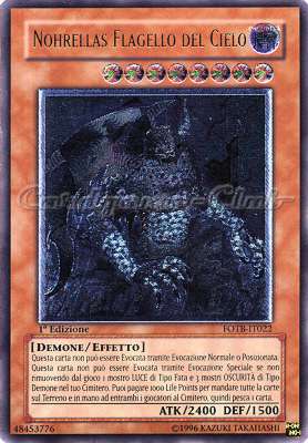 FOTB-IT022 Nohrellas Flagello del Cielo rara ultimate 1a Edizione (IT) -NEAR MINT-