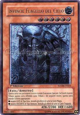 FOTB-IT023 Invincil Flagello del Cielo rara ultimate 1a Edizione (IT) -NEAR MINT-