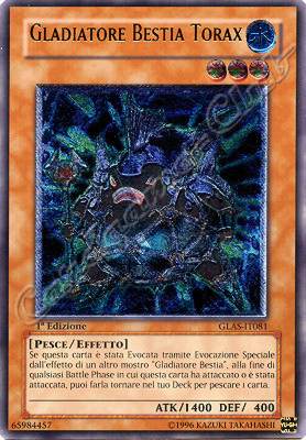 GLAS-IT081 Gladiatore Bestia Torax rara ultimate 1a Edizione (IT)  -GOOD-