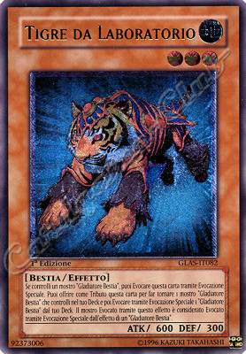 GLAS-IT082 Tigre da Laboratorio rara ultimate 1a Edizione (IT)  -GOOD-
