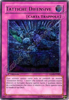 GLAS-IT083 Tattiche Difensive rara ultimate 1a Edizione (IT) -NEAR MINT-