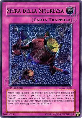 GLAS-IT089 Sfera della Sicurezza rara ultimate 1a Edizione (IT) -NEAR MINT-