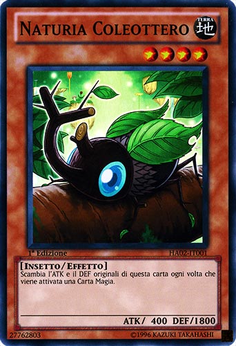HA02-IT001 Naturia Coleottero super rara 1a Edizione (IT)  -GOOD-