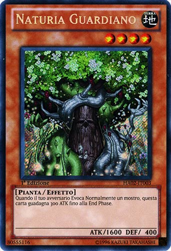HA02-IT003 Naturia Guardiano rara segreta 1a Edizione (IT)  -PLAYED-