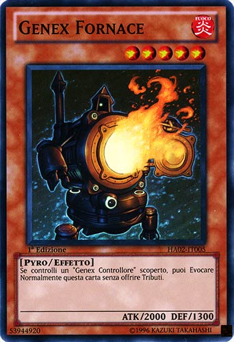HA02-IT005 Genex Fornace super rara 1a Edizione (IT) -NEAR MINT-