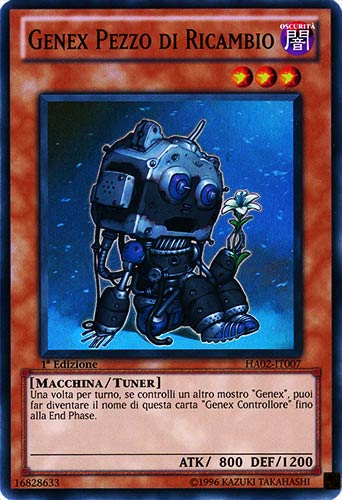HA02-IT007 Genex Pezzo di Ricambio super rara 1a Edizione (IT) -NEAR MINT-