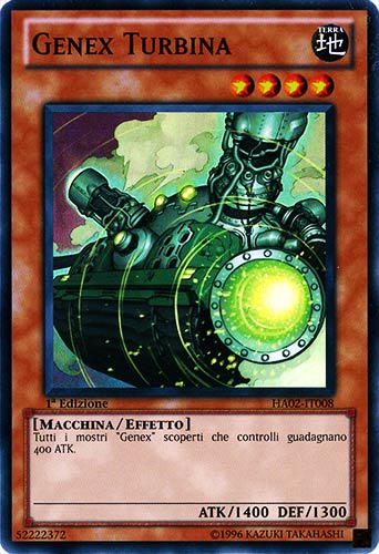 HA02-IT008 Genex Turbina super rara 1a Edizione (IT)  -GOOD-