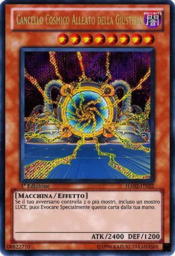 HA02-IT022 Cancello Cosmico Alleato della Giustizia rara segreta 1a Edizione (IT) -NEAR MINT-