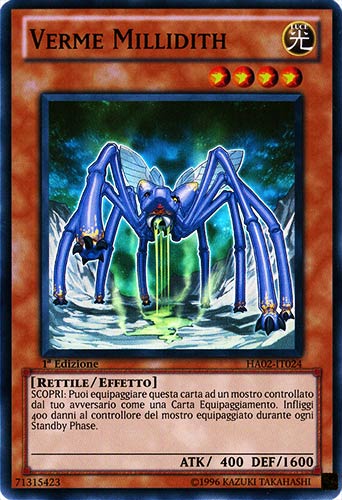 HA02-IT024 Verme Millidith super rara 1a Edizione (IT)  -GOOD-