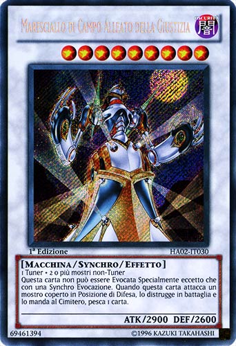 HA02-IT030 Maresciallo di Campo Alleato della Giustizia rara segreta 1a Edizione (IT) -NEAR MINT-