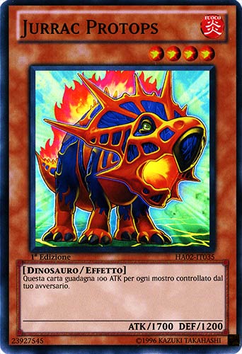 HA02-IT035 Jurrac Protops super rara 1a Edizione (IT)  -PLAYED-