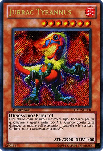HA02-IT038 Jurrac Tyrannus rara segreta 1a Edizione (IT)  -GOOD-
