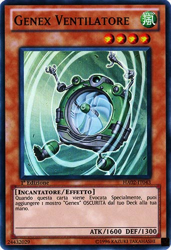 HA02-IT043 Genex Ventilatore super rara 1a Edizione (IT) -NEAR MINT-