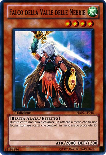 HA02-IT048 Falco della Valle delle Nebbie super rara 1a Edizione (IT) -GOOD-