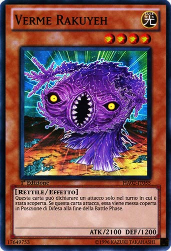 HA02-IT055 Verme Rakuyeh super rara 1a Edizione (IT) -NEAR MINT-